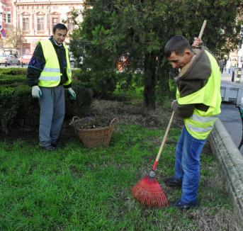 Oradea 'înverzeşte': RER tunde vegetaţia şi plantează gazon în cinci zone din oraş 